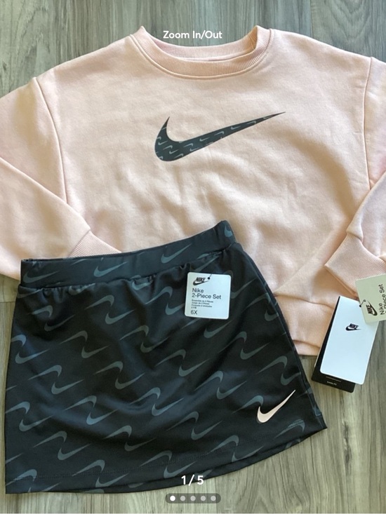 Nike Other - Nike crewneck & skort Girls Set size 6X(NWT) ~PRICE FIRM, NO OFFERS~